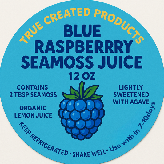 Blue Raspberry Lemon Seamoss Juice